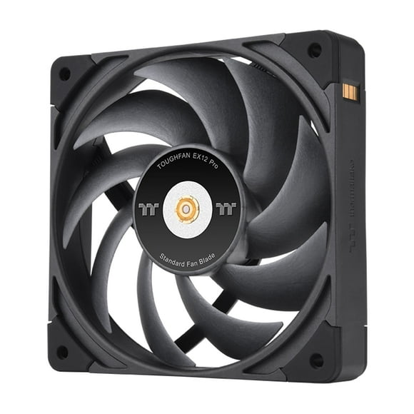 Thermaltake TOUGHFAN EX12 Pro Ventilateur de Refroidissement PC, Connexion Magnétique, Pale de Ventilateur Interchangeable, Contrôlé PWM 500-2000 RPM, Flux d'Air 70,8 CFM, Boîtier 120mm/ventilateur Radiateur (3 Pa)