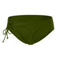 thumbnail image 4 of Afdoent Women's High Waisted Bikini Bottoms Plus Size Swim Briefs Beach Shorts Ruched Bottom Full Coverage Swimsuit Bottom Bathing Suit Bottoms, 4 of 5