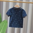 thumbnail image 4 of TAIAOJING Toddler Fashion Boys Lapel Dinosaur Print Short Sleeve Lapel T-Shirt Tops Shirt Breathable 6-7Y, 4 of 4