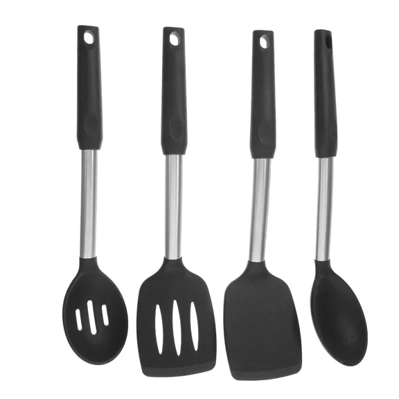 Silicone Kitchenware Set Utensils Spoons For Cooking Spatulas Use