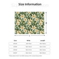 thumbnail image 5 of Yiaed Lilies Flowers Print Blanket Throw Blanket Soft Cozy Flannel Blanket for Home Bed Sofa Couch Chair-60"x50", 5 of 6
