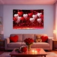 thumbnail image 5 of Gallickan Valentine Home Decor, 71 x 45 Inch Large Wall Tapestry, Heart Design Room Decoration, Wall Hanging for Bedroom, Living Room, Dorm Decor, D, 5 of 6