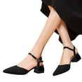 thumbnail image 3 of Sngxgn Women's Casual Flats Shoes, Soft Comfortable Casual Ballet Shoes(Black,39), 3 of 8