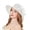 White, variant on HNMKIU Elegant Women's Summer Wide Brim Sun Hat for and Beach Style White,M