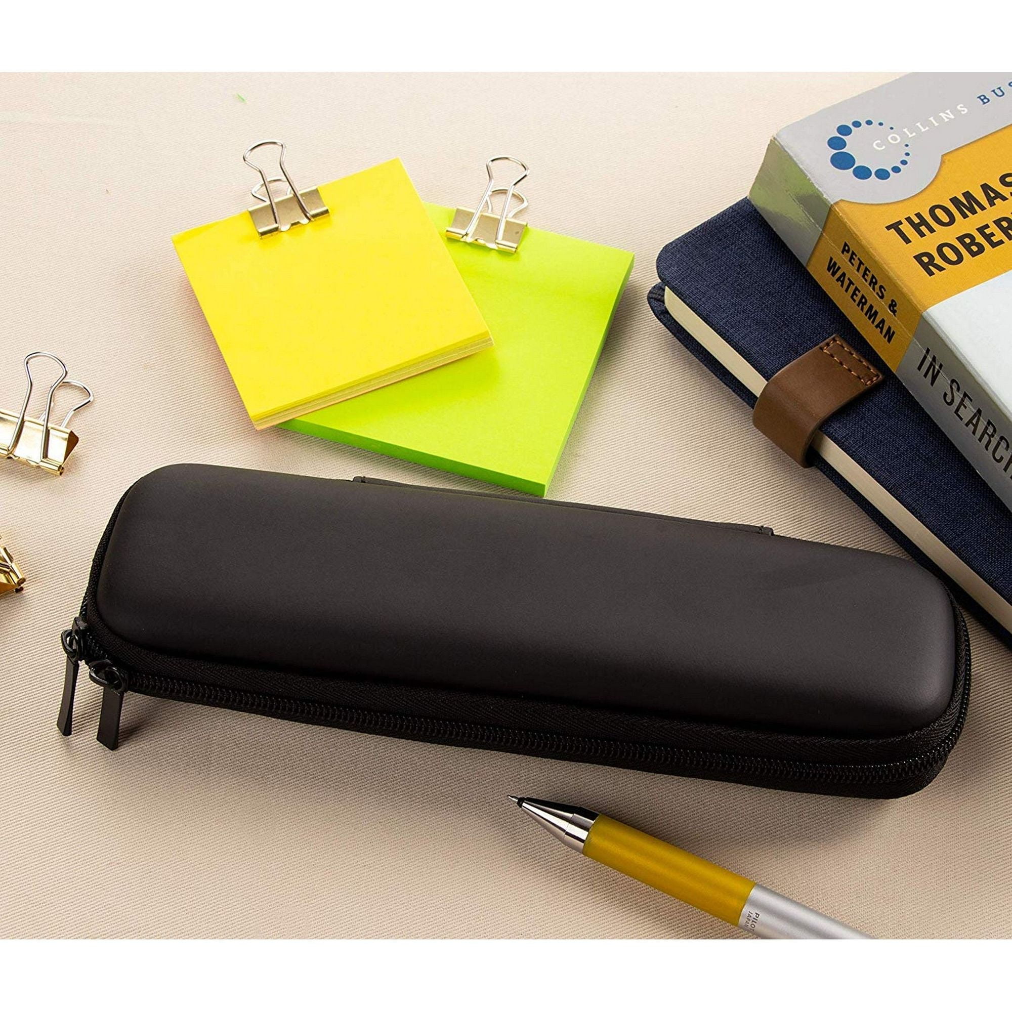 Paper Junkie 3 Pack Zipper Hard Shell EVA Pen and Pencil Case Holder, 8