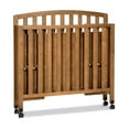 thumbnail image 4 of DaVinci Dylan Folding Portable 3-in-1 Mini Crib and Twin Bed, Chestnut, 4 of 8