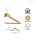 thumbnail image 4 of 100 Ganchos Para Ropa Madera Natural Premium Ultra Resistentes, 4 of 7