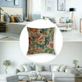 thumbnail image 5 of Luxuty Natural Silk Hand Woven Roses Bouquet Aubusson Pillow Cushion Cover, 5 of 7