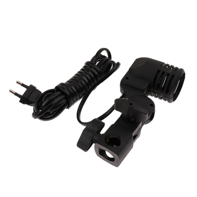 Photo Studio Light Lighting Soporte único E27 Soporte de Enchufe para Baoblaze Fotografía Lámpara de luz de foto