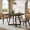 Vintage Black, variant on Tribesigns Square Dining Table for 2, 31.5" Industrial Dinner Table with Metal Base