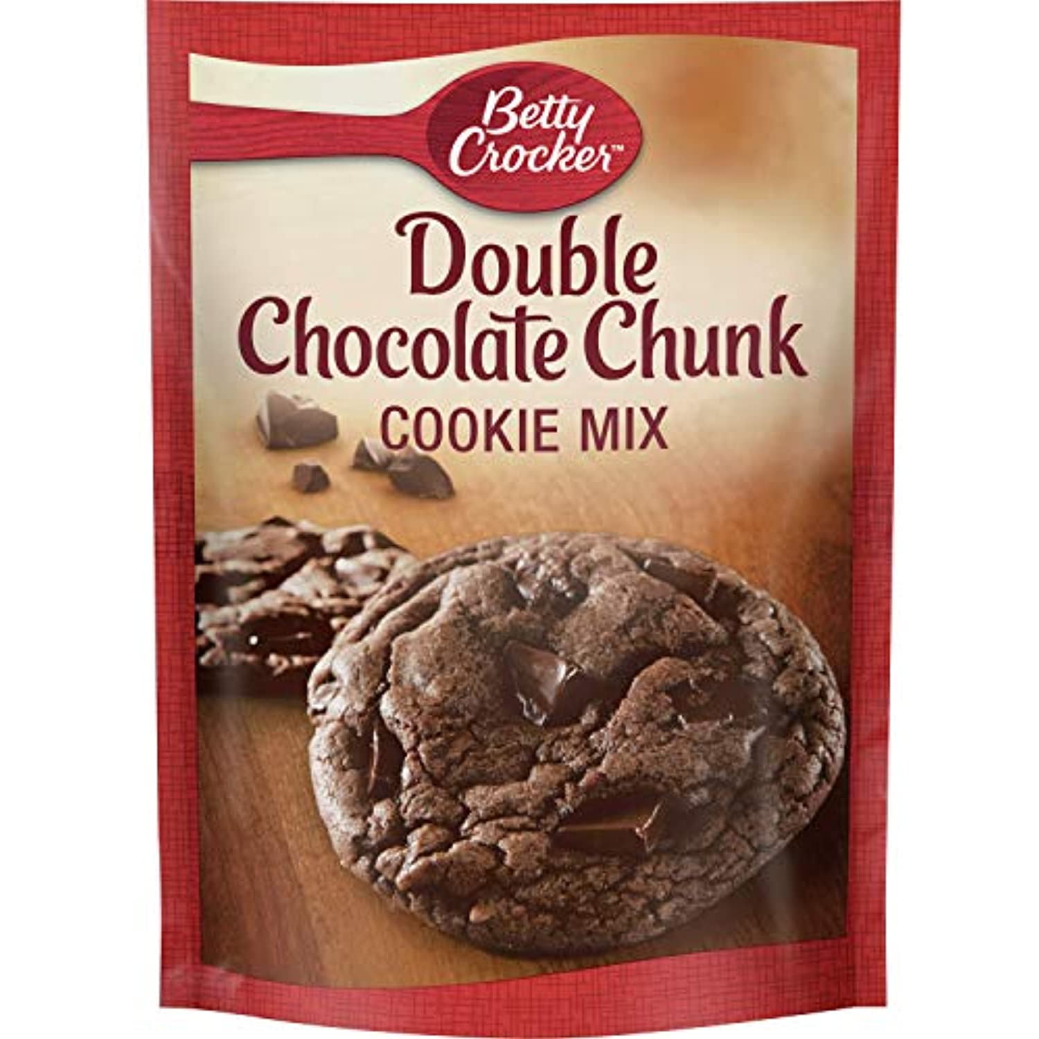 Betty Crocker Cookie Mix Double Chocolate Chunk 17.5 Oz Pouch