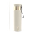 thumbnail image 4 of Contigo Stainless Steel Water Bottles 24 oz, Leakproof Insulated, SnapSeal & Dual Sip Lid, 2-Pack (Oatmilk/Champagne & Abyss Blue/Bronze), 4 of 11
