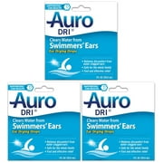 Auro Dri Ear Drying Drops For Swimmer's Ear, 1 oz, 3 Pack