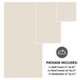 thumbnail image 4 of Set de 8 Toallas de Microfibra Cosy Family en Color Crema, 4 of 7