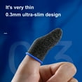 thumbnail image 4 of Cateissary 5 pares de fundas para los dedos para juegos móviles, guantes sensibles para pantalla táctil, fundas ultrafinas portátiles antihuellas, tipo Type3 NO3, 4 of 6