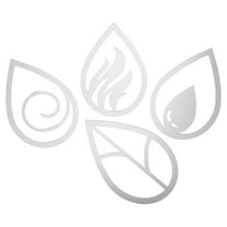 Kitandove Bathroom Mirror Stickers Acrylic Wall Decals Silver 4Pcs 7.9x4.9in