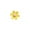 Yellow, variant on 3D Flower Shaped Cute Fridge Magnets for Locker, Colorful Strong Decorative Funny Refrigerator Magnets Fridge Stickers for Whiteboard, Kitchen, and Office, set of 1, Multicolor(Red,1x1")