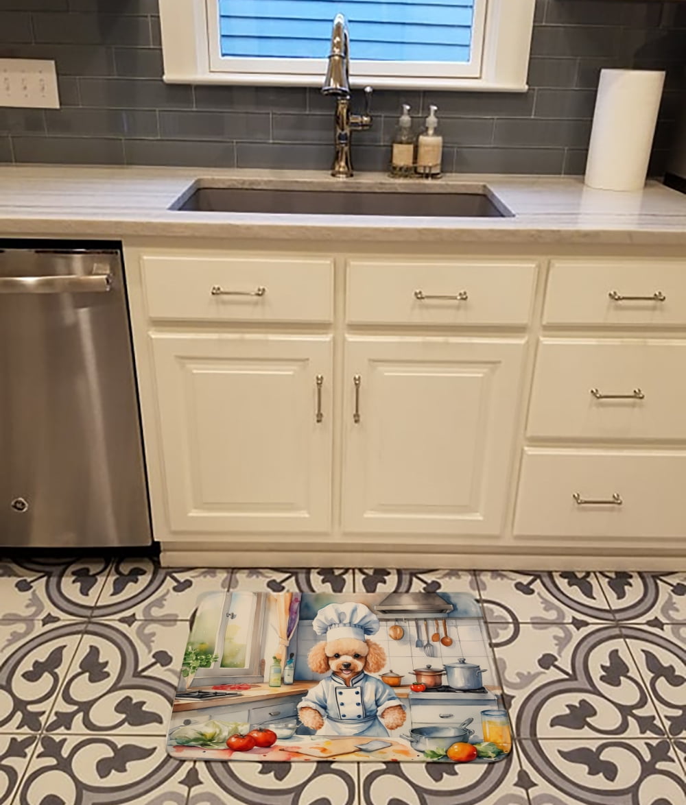 Yorkie Yorkshire Terrier The Chef Memory Foam Kitchen Mat