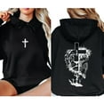 thumbnail image 5 of Saint Jude San Judas Tadeo Double Sided Hoodie – Catholic Faith Graphic Pullover, Religious Devotional Hoodie, Perfect Gift for Men & Women, 5 of 7