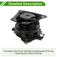 thumbnail image 6 of No.50810T2GA01 Engine Motor Mount for Honda 9th Generation Accord CR4 2015-2016 3.0L A/MT Durable Black Rear Engine Mounting 1 Pc, 6 of 6
