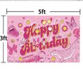 thumbnail image 6 of Preppy Birthday Party Supplies Banner Backdrop Background Taspestry Poster Wall Decor, 6 of 6