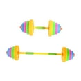 thumbnail image 3 of MERIGLARE Kids Toys Dumbbell Children Barbell Lifting Training Kindergarten Weight Set Light Colors, 3 of 9
