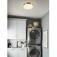 thumbnail image 4 of Kira Home Luna 9" Integrated LED Flush Mount (25W), Low-Profile Gold Ceiling Light, Heavy Frosted Glass Diffuser, 4 of 7