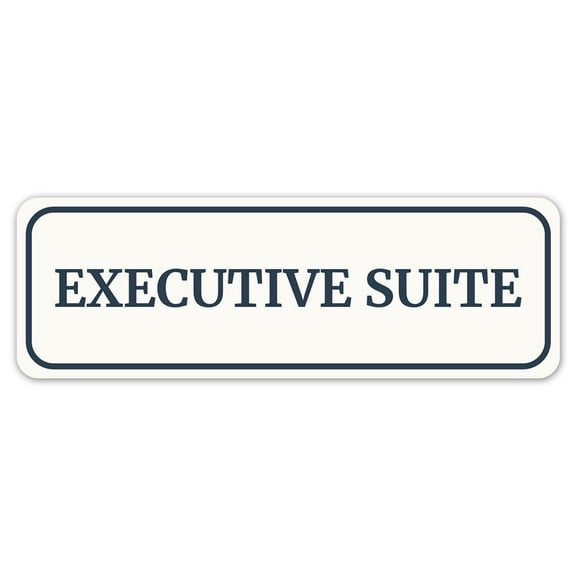 Standard Plus Executive Suite Wall or Door Sign | Office Room Directions - Small