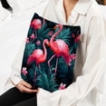 thumbnail image 6 of Flamingo Velvet Throw Pillow Covers Set of 2 - 16x16, 18x18, 20x20 Inches - Unique Patterns - Bed Pillow Inserts Included for Various Occasions, 6 of 6