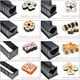 thumbnail image 2 of Kit para hacer sushi para principiantes, 10 piezas de plástico para hacer sushi, herramienta completa con 8 formas de molde para rollos de arroz de sushi Sincero Hogar, 2 of 8