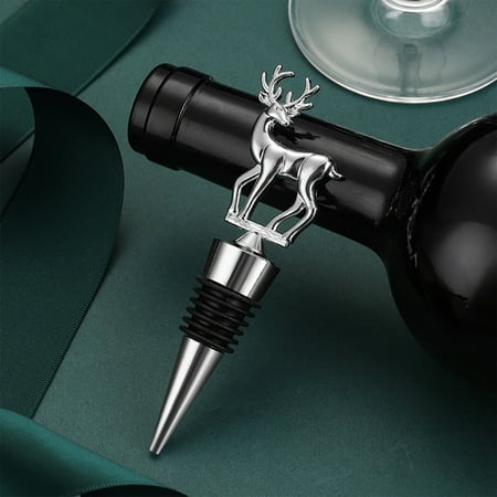 

Tumdkd Home Clearance！Unique Snowflake Alloy Wine Bottle Stopper Christmas Party Bar Gift