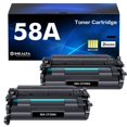 thumbnail image 1 of Cartucho de tóner inkalfa CF258A 58A negro, paquete de 2 unidades para HP, 1 of 7