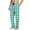 Mint Green, variant on UVEASISHA Men Plaid Pj Pants Soft Casual Straight Leg Pajama Bottoms Elastic Waist Drawstring Lounge Trousers Comfy Loose Sleep Pant with Pockets Purple XXL