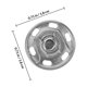 thumbnail image 2 of unbranded 50Ud Botones A Presión De Metal Para Ropa Con Acabado Plata Estilo Invisible Y Seguro, 2 of 5