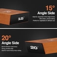 thumbnail image 3 of Professional Rolling Knife Sharpener Set - 15° 20° Dual Angle Diamond Ceramic Discs + Cut Resistant Glove, 3 of 6