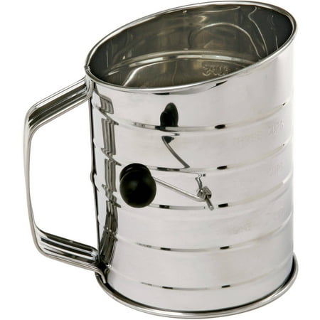 Norpro #136 3-Cup Stainless Steel Flour Sifter (Best Flour Sifter Reviews)