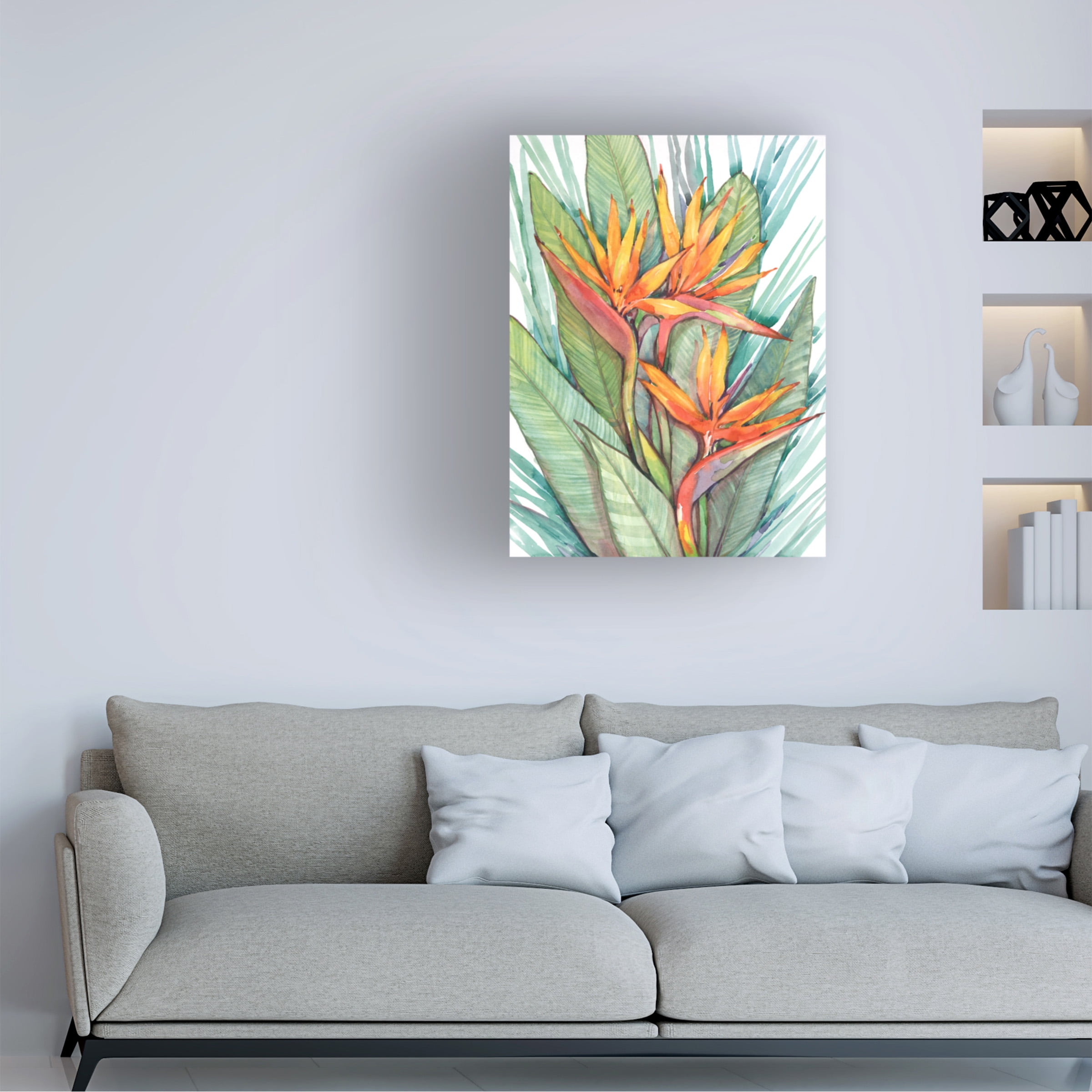 Tim O Toole 'Tropical Botanical Paradise II' Canvas Art