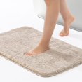 thumbnail image 2 of Non Slip Shaggy Bathroom Rugs Extra Thick Soft Bath Mats Plush Microfiber Absorbent Water for Tub Shower Machine Washable, 2 of 5