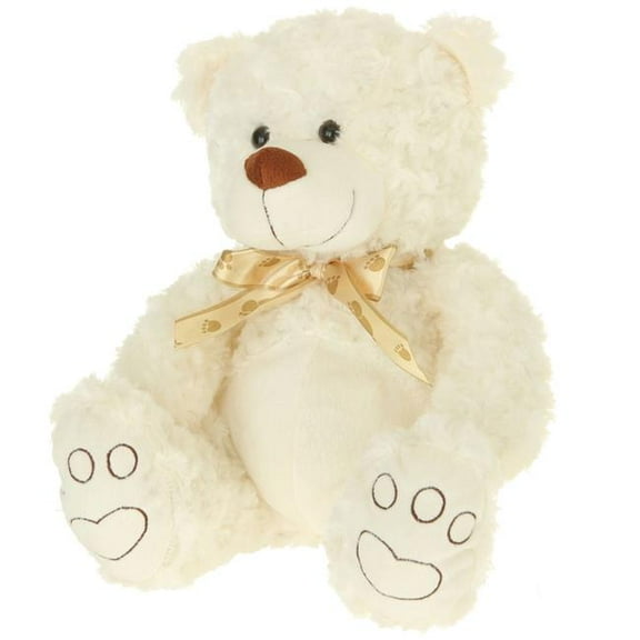 Giftable World A01007 13 in. Plush Bear - Cream