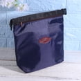 thumbnail image 2 of Bolsa de almuerzo de papel de aluminio Bolsa aislada de calor frío Bolsa de asas portátil para el trabajo escolar (Azul marino) HOMEMAXS 5792342-MX, 2 of 7