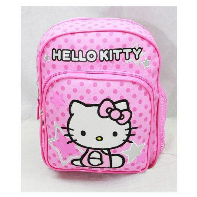 Mini Backpack - Hello Kitty - Pink Stars & Dot New School Bag Book Girls  81404