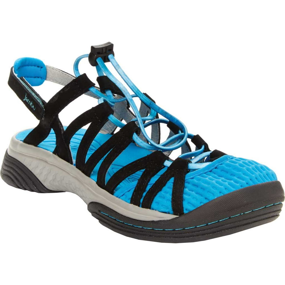 Jambu Women's Jambu Water Diva Encore Closed Toe Sandal Cobalt/Black