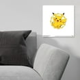thumbnail image 3 of Gallery Pops Pokemon - Pikachu Sparkle Badge Wall Art, Unframed Version, 12" x 12", 3 of 5
