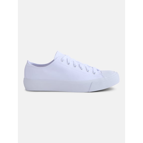 No Boundaries Canvas Lace Up Sneakers, Women's