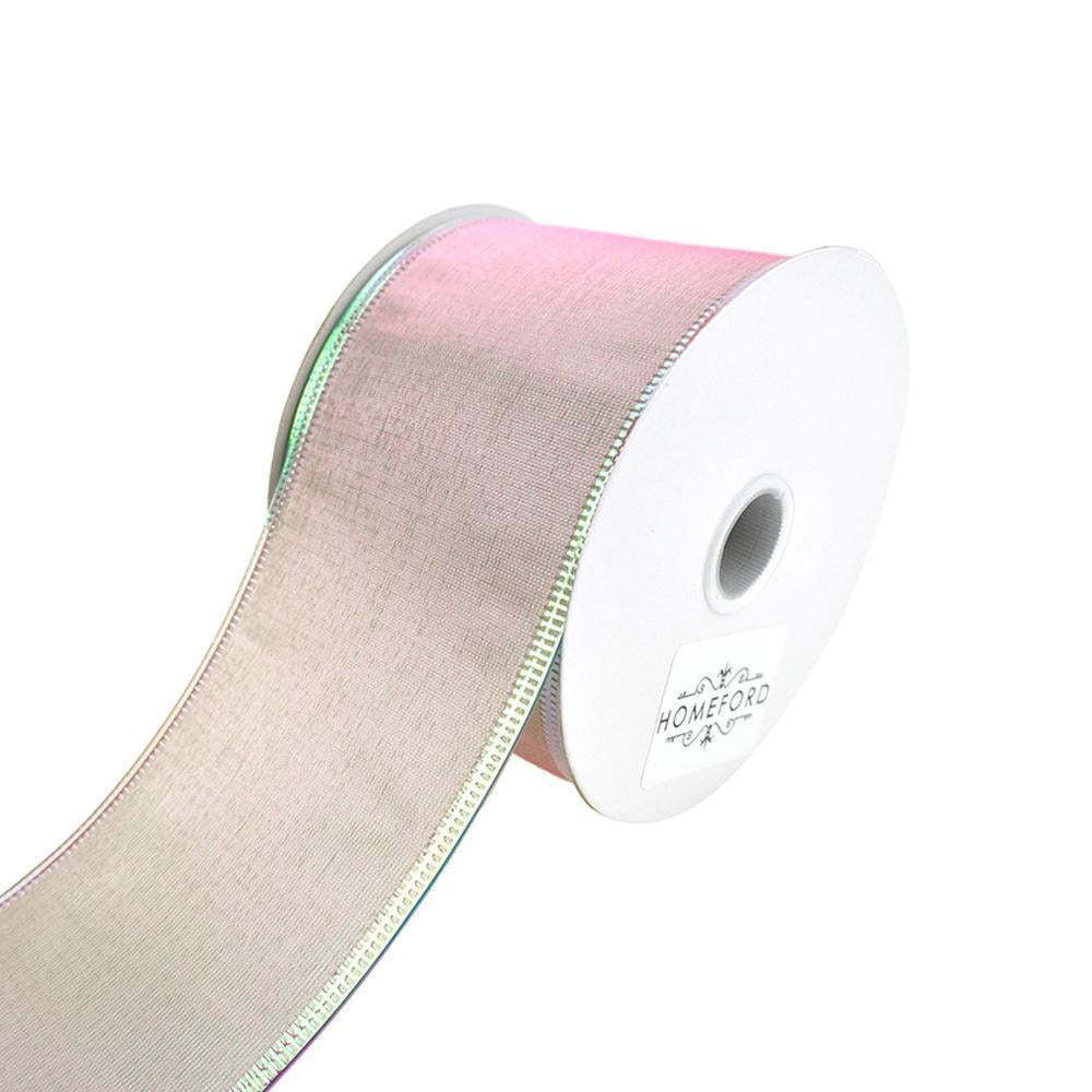 2 - 1/2 x 10 Yards Hot Pink Wired Budget Satin Ribbon
