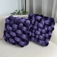thumbnail image 6 of Set of Golden Velvet Hand-Knotted Square Decorative Pillows, Suitable for Living Room Bay Window Bedroom Office Sofa Chair and Bed, 6 of 17