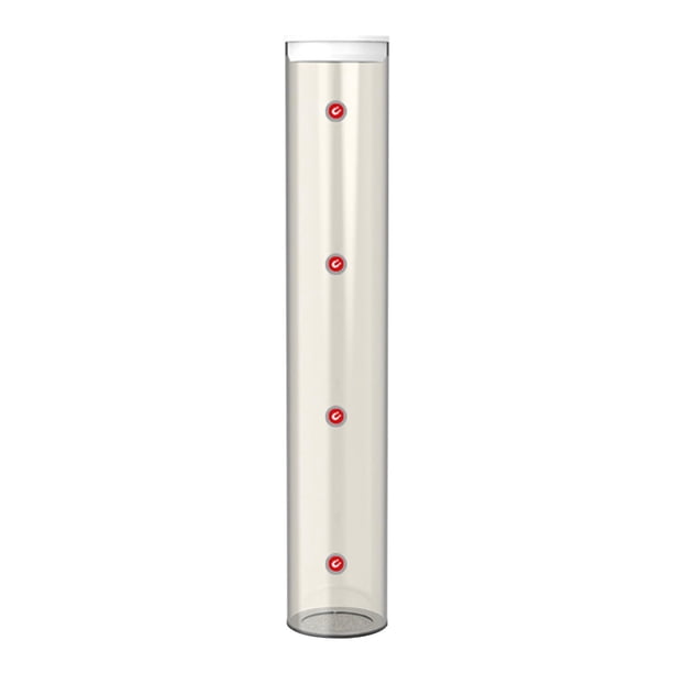 Soporte para pelotas de bádminton Tubo de almacenamiento de volantes Dispensador automático de volantes Lujo