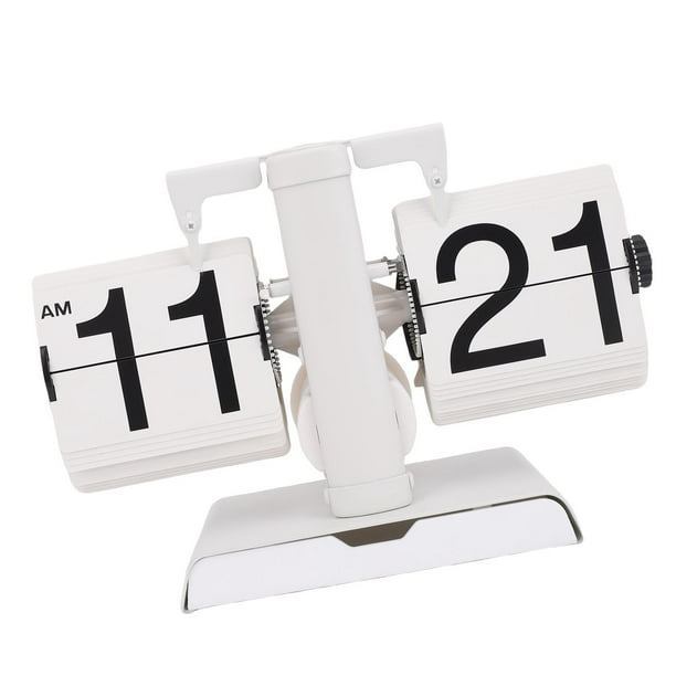 RelOJ Volteo, Acero inoxidable y RelOJ de PlásTico Vintage Con Cajón para Dormitorio