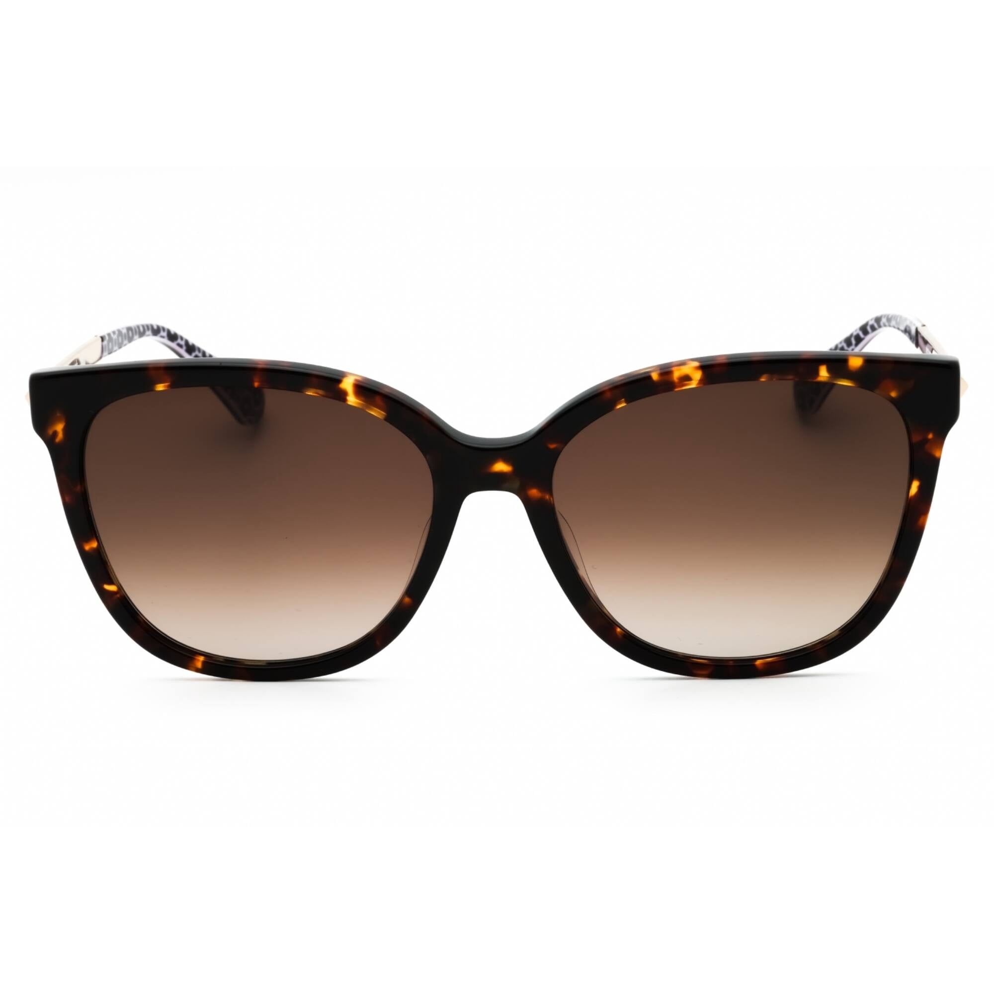 Kate Spade KS BRITTON/G/S Plastic Womens Square Sunglasses Dark Havana 55mm Adult