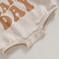 thumbnail image 4 of Okbabeha Newborn Baby Boy Girl Football Outfit Letter Print Long Sleeve Sweatshirt Romper Infant Cute Fall Winter Clothes, 4 of 7